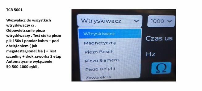 Tcr5001 wyzwalacz i tester cewki VDo 145v pik