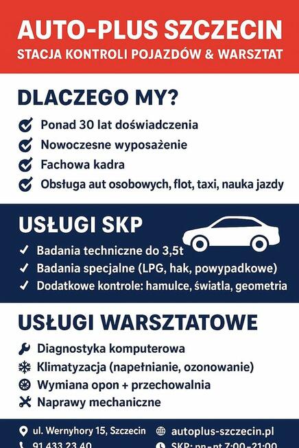 Wymiana oleju Auto-Plus Szczecin