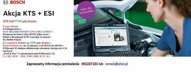 KTS 560 9700 pln brutto + SDA / SGW abonament