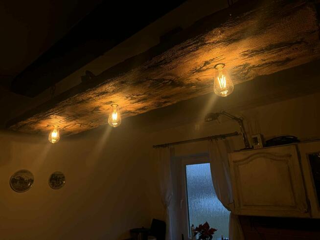 Lampa sufitowa rencznie robiona