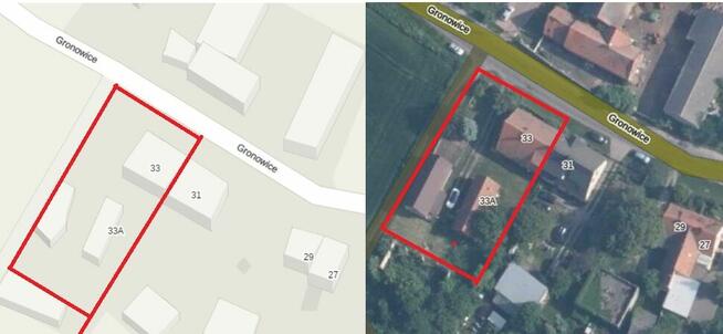 Dwa domy działka 1100m2 budynek gospodarczy dolnośląskie