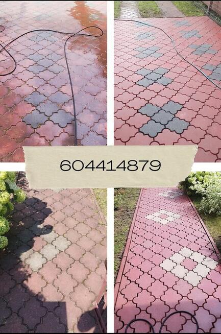 Mycie dachu, elewacji i kostki