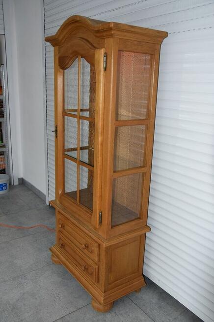 witryna z drewna dębowego - jak nowa