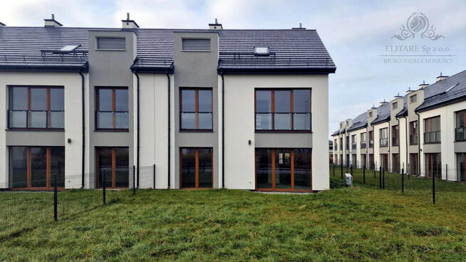 Dom szereg środkowy o pow.130,58m2 na działce 113,90m2, Kąty Wrocławskie