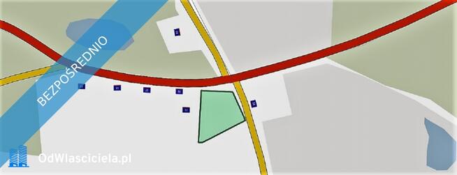 Działka inwestycyjna (handel, usługi) w Porażynie