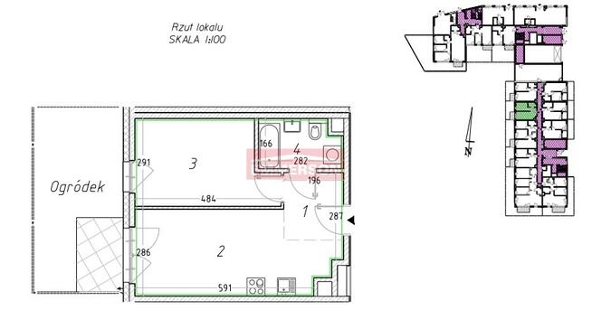 2 pok. z ogródkiem i m. post.- Lipska (2025)