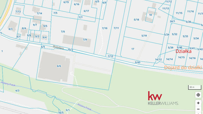 Działka inwestycyjna Poznań gm. Poznań-Stare Miasto Naramowice, Bożydara