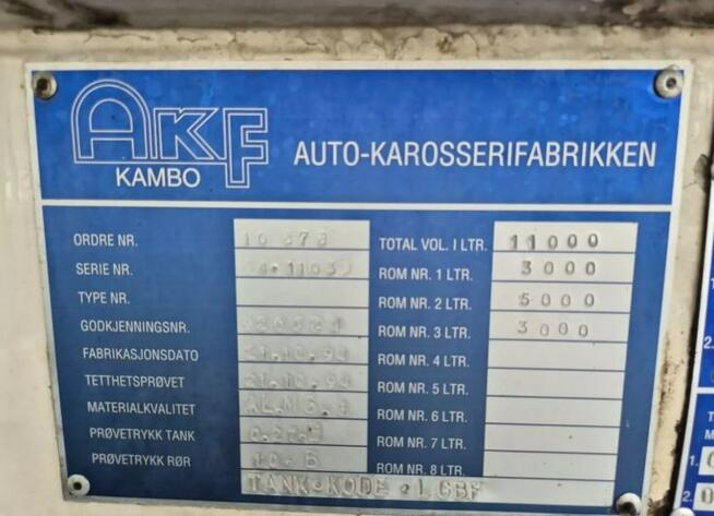 MAN TGS 18.360 / CYSTERNA / PALIWA + OLEJE / ADR / EURO 5 / 11M3 / 1WŁ