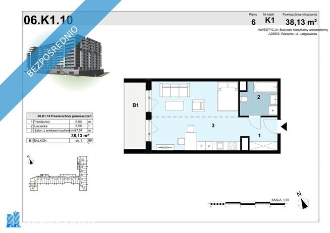 Nowe 2 Pokojowe Mieszkanie 38 m2-Blisko Centrum Miasta-Prywatnie-Stan Developerski-Idealne Pod Wynaj