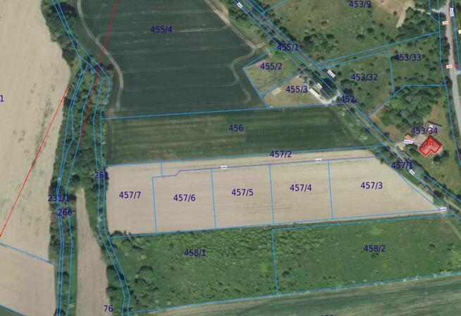 Działka inwestycyjna Nasławice gm. Sobótka,