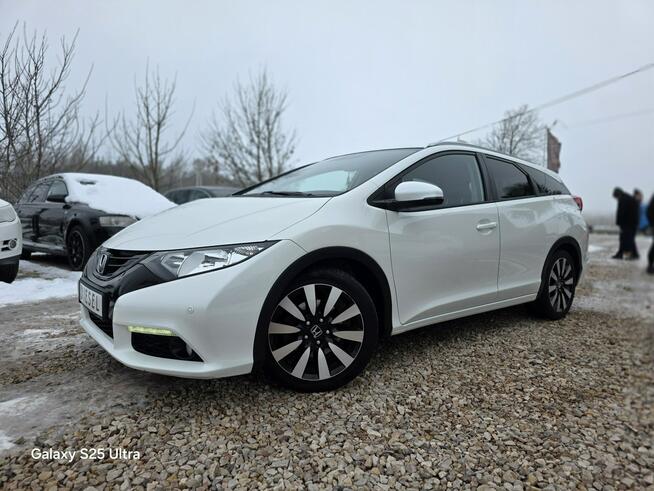 Honda Civic 1.6d#120PS#Ledy#Nav#Climatr#Kamera#Alus#Serwis#Gwarancja#Biała Perła!!
