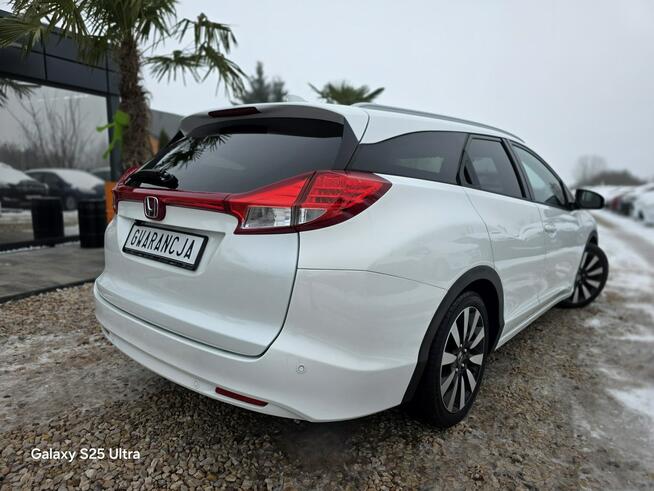 Honda Civic 1.6d#120PS#Ledy#Nav#Climatr#Kamera#Alus#Serwis#Gwarancja#Biała Perła!!