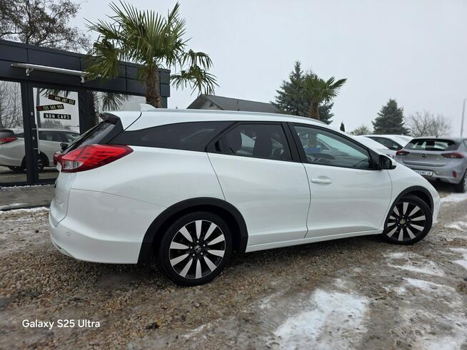 Honda Civic 1.6d#120PS#Ledy#Nav#Climatr#Kamera#Alus#Serwis#Gwarancja#Biała Perła!!