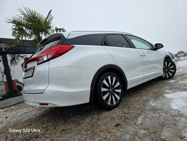 Honda Civic 1.6d#120PS#Ledy#Nav#Climatr#Kamera#Alus#Serwis#Gwarancja#Biała Perła!!