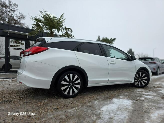 Honda Civic 1.6d#120PS#Ledy#Nav#Climatr#Kamera#Alus#Serwis#Gwarancja#Biała Perła!!