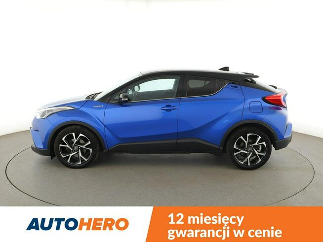 Toyota C-HR HEV automat klima auto LED grzane fotele kamera i czujniki parkowania