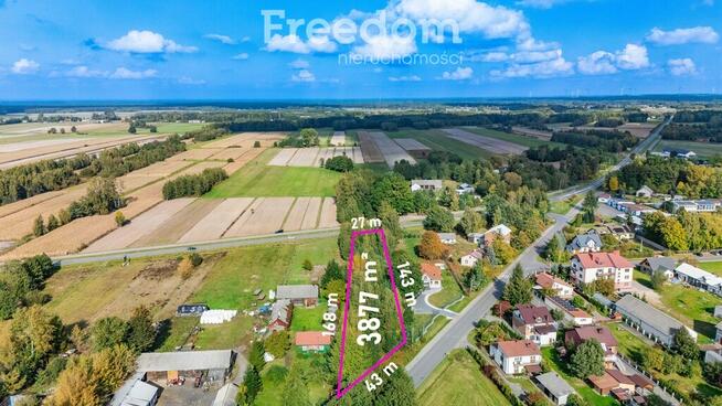 Atrakcyjna działka w Dobrem