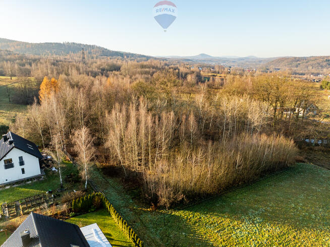 Krzywaczka - działka pod bliźniaka, dwa domy.