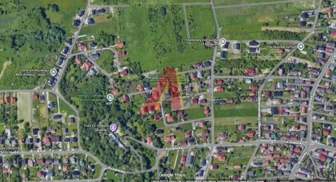 Działka budowlana Kraków Podgórze, Skotniki, Królikiewicza