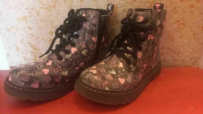 Botki dla dziewczynki rozmiar 29