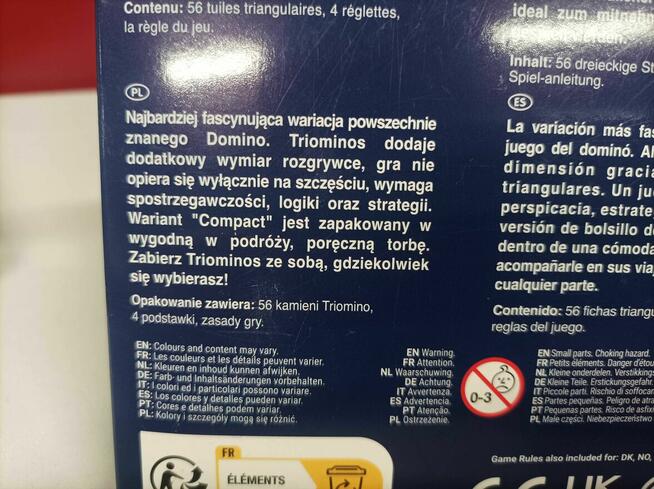 Triominos Compact – Kultowa Gra Logiczna (Wersja Podróżna)