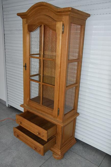 witryna z drewna dębowego - jak nowa