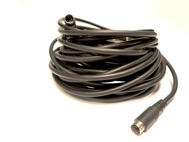 Kabel s-video 10 metrow dwie wtyczki męskie -do monitoringu