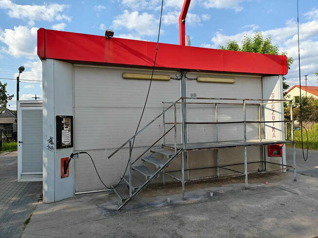 Myjnia samochodowa bezdotykowa 2 stanowiskowa z działką gm K