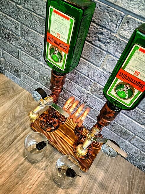 Nalewak, stojak do alkoholu Loft dozownik na prezent