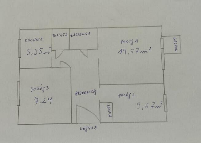 Mieszkanie 3 pokojowe po remoncie, umeblowane do zamieszkania