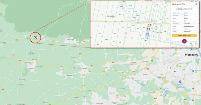 Myjnia samochodowa bezdotykowa 2 stanowiskowa z działką gm K