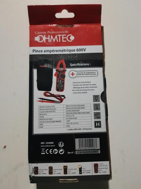 Miernik Cęgowy 600V