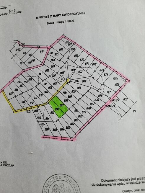 Sprzedam działkę w atrakcyjnej lokalizacji - woj. warmińsko-
