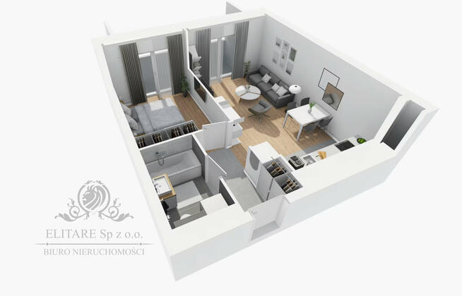 Mieszkanie 42,78m2 w Nowej inwestycji blisko Dworca Głównego