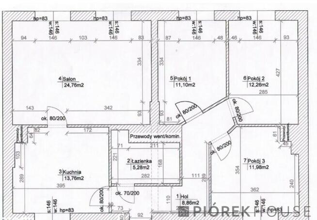 4-pokojowe mieszkanie w Markach