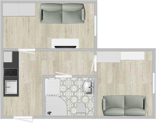 Legionów 18, Śródmieście, 2 pokoje