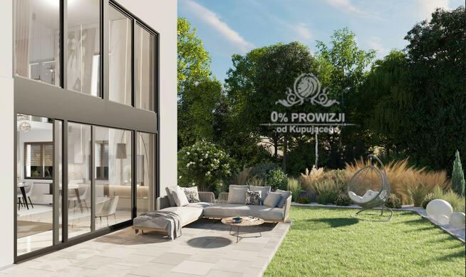 Wyjątkowe mieszkanie dwupoziomowe z ogromnymi przeszkleniami w zielonej okolicy