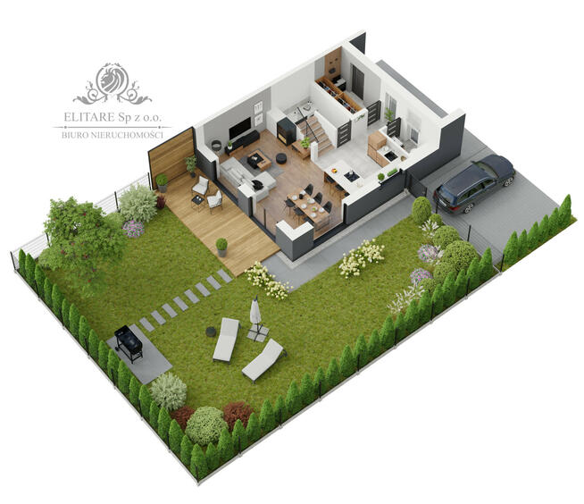 Piękny domek z ogrodem w cichej i spok.okolicy/Krzyżowice, gmina Kobierzyce