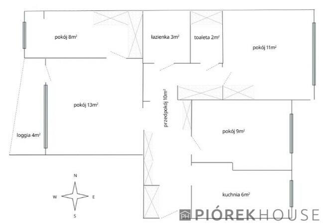 4-pokojowe mieszkanie na Bemowie