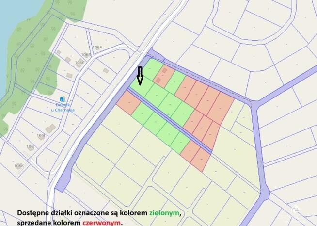 Działka rolna Rukławki gm. Biskupiec