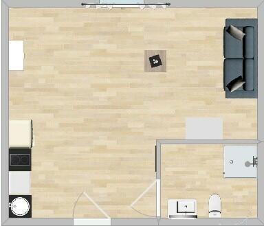 Odyńca 3, Górna, funkcjonalne studio