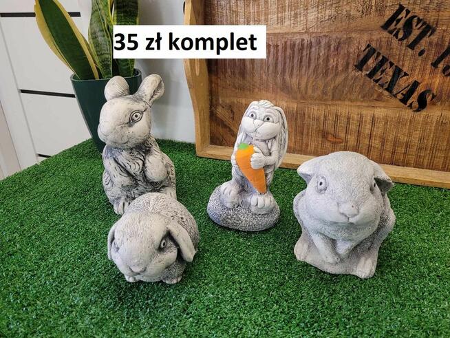 baranek gipsowy owieczka baran figurka wielkanocna dekoracja