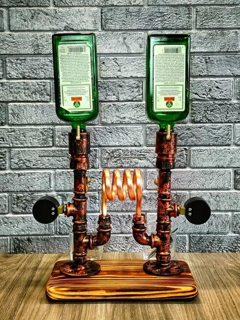 Nalewak, stojak do alkoholu Loft dozownik na prezent