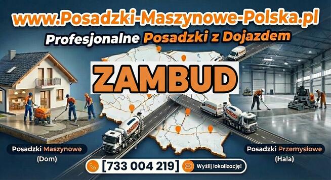 Posadzki maszynowe - Posadzki przemysłowe - ZAMBUD
