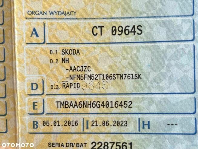 Skoda RAPID 1.2 TSI Active