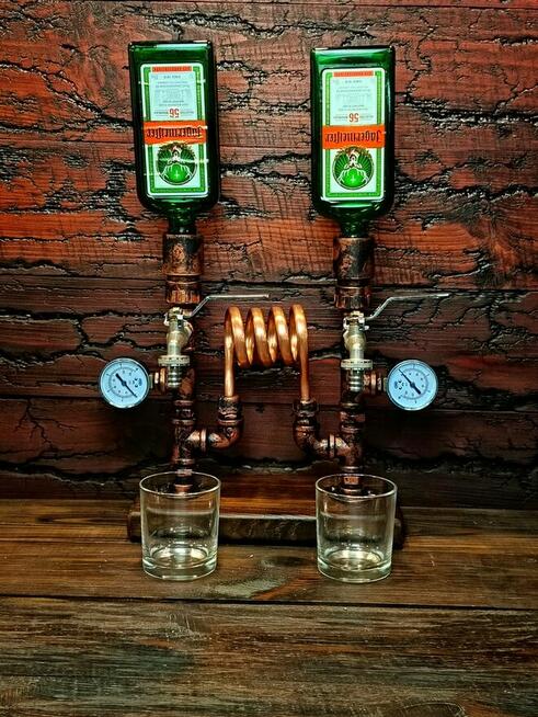 Nalewak, stojak do alkoholu Loft dozownik na prezent