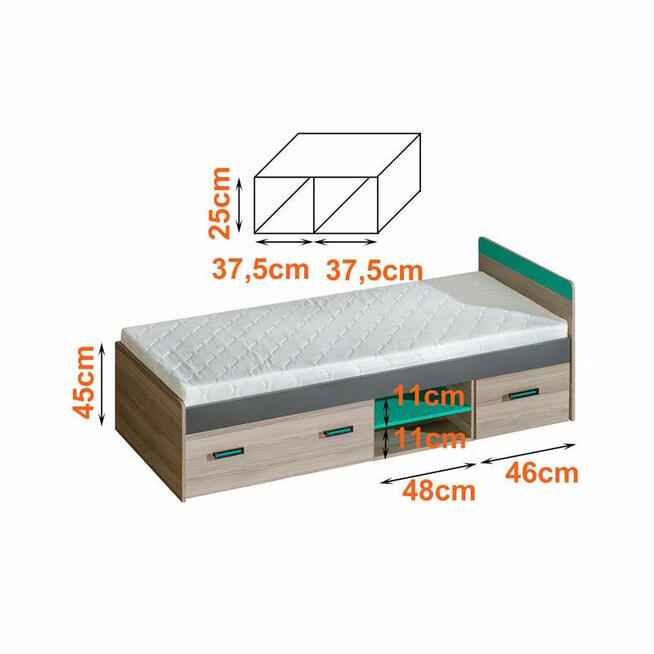 Sprzedam łóżko młodzieżowe Ultimo