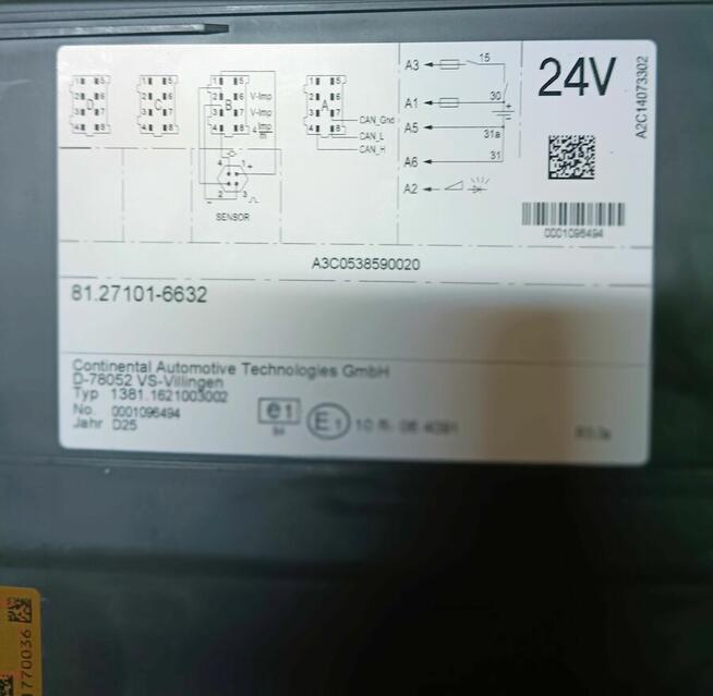 cyfrowy tachograf Continental