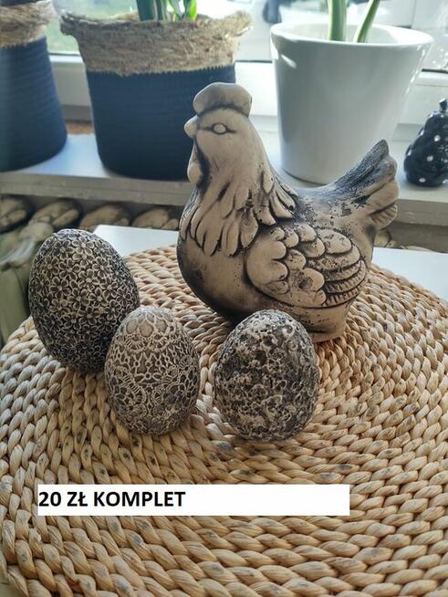 baranek gipsowy owieczka baran figurka wielkanocna dekoracja