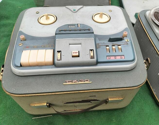 3x magnetofon szpulowy GRUNDIG TK8 TK27 TK30
